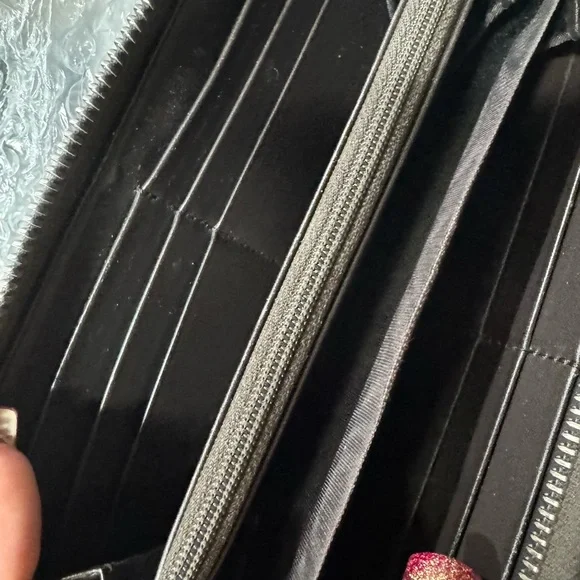 Gucci Black Green Wallet vintage - Picture 6 of 14